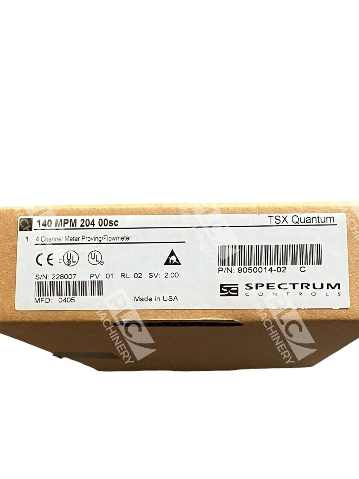 Spectrum Controls TSX Quantum 4 Channel Meter Proving Flowmeter 140MPM20400SC - Image 2