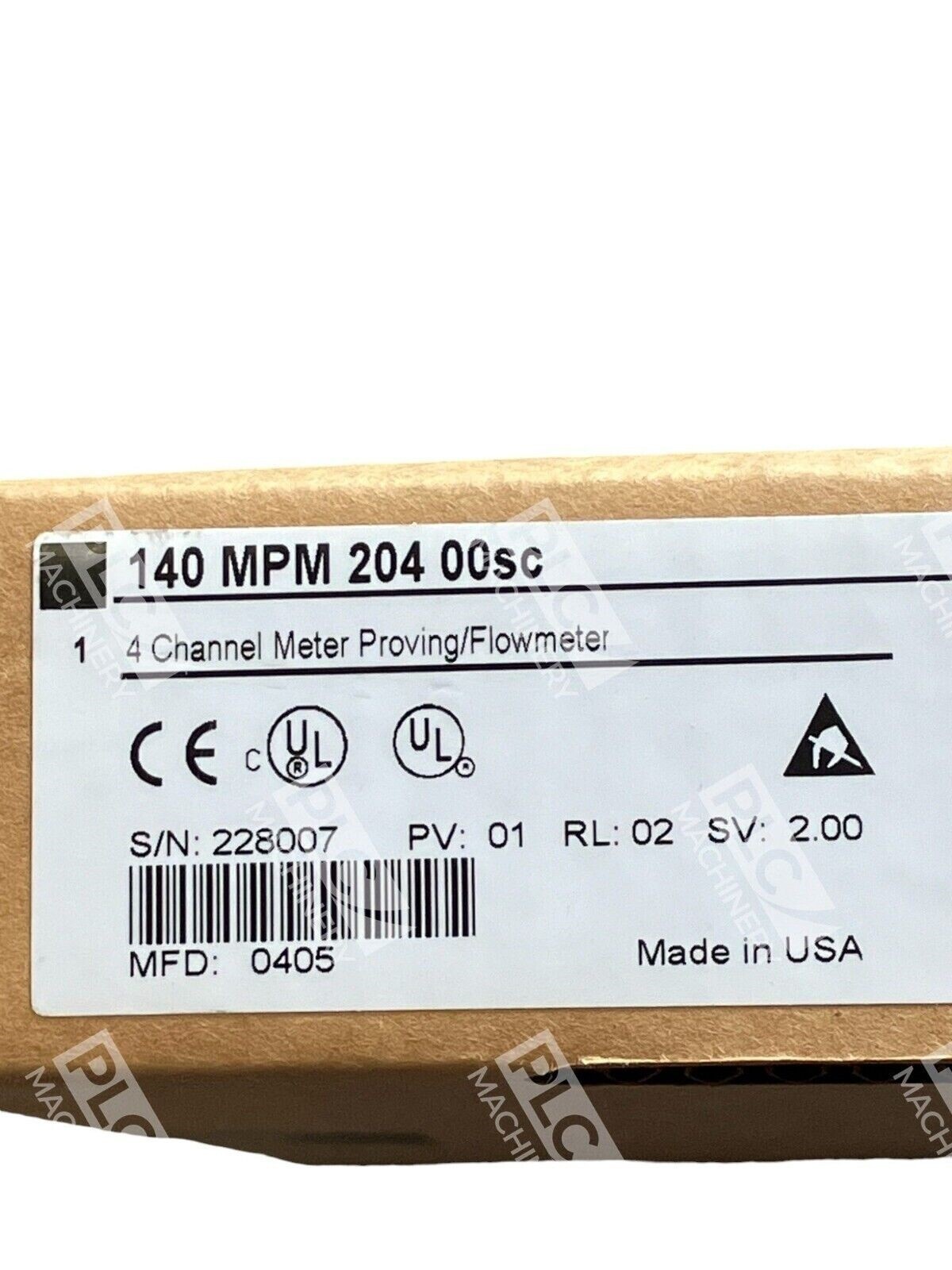 Spectrum Controls TSX Quantum 4 Channel Meter Proving Flowmeter 140MPM20400SC - Image 5