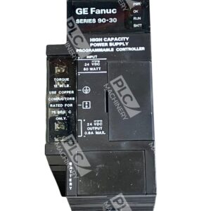Fanuc IC693PWR331A - Fanuc GE Series 90-30 24VDC HI-CAP 30W High Capacity Power S