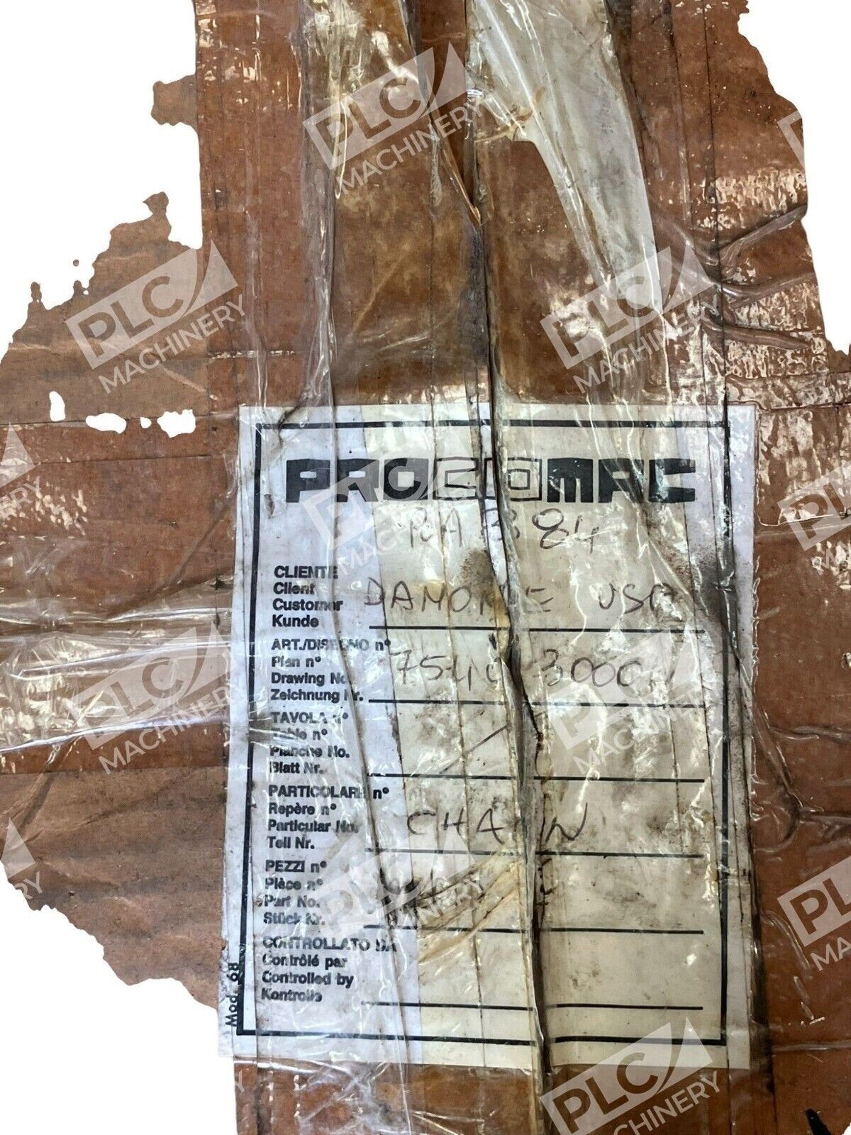 Prociomac 10B-2x5M - Prociomac PA384 Danome USO 7540-3000 Chain 10B-2x5M