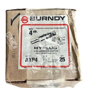 Burndy AYP4 - Burndy Wire 4 Str. Hyplub Wire Connector Adapter AYP4 (Box o