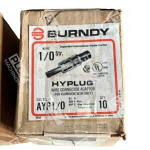 Burndy AYP1/0 - Burndy Wire 1/0 Str. Hyplug Wire Connector Adapter (Box of 1