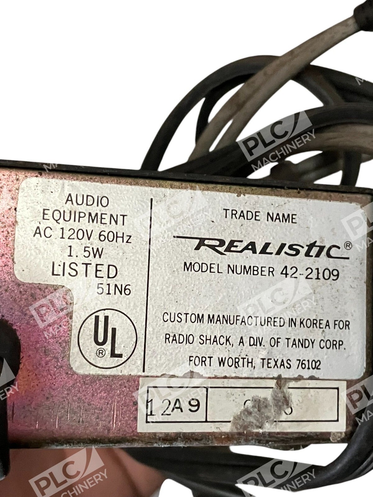 Realistic Audio Equipment 120VAC 60Hz 1.5W Stereo Preamplifier 42-2109 - Image 3