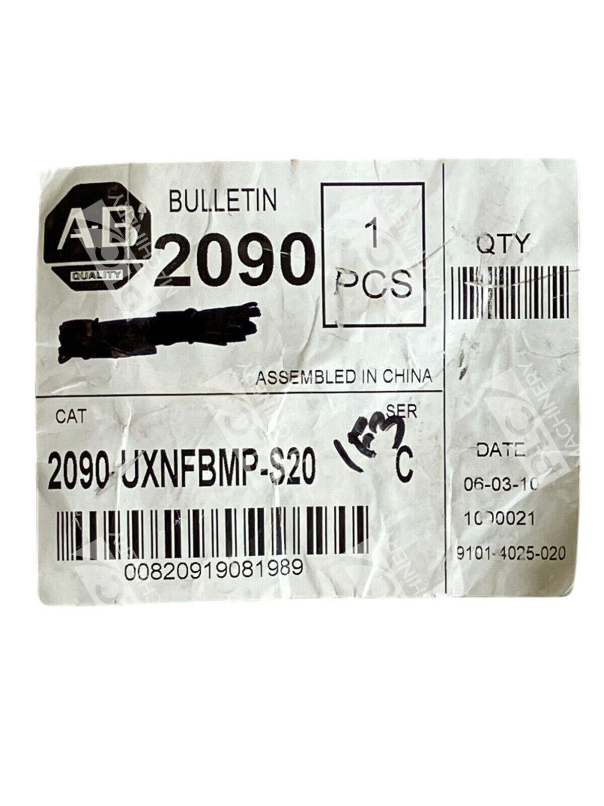 Allen Bradley Feedback Cable 20m 2090-UXNFBMP-S20 /C - Image 3