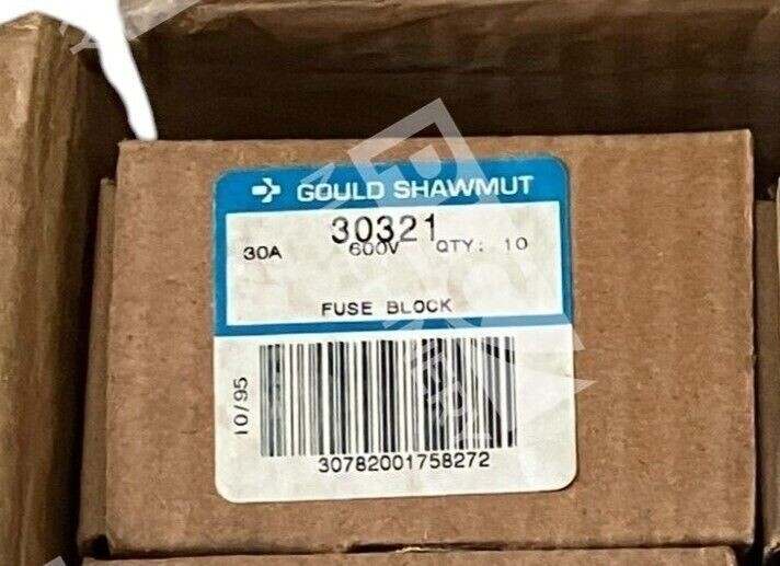 Gould Shawmut 30321 - Gould Shawmut 30A 600V Fuse Block 30321 (Box of 10)