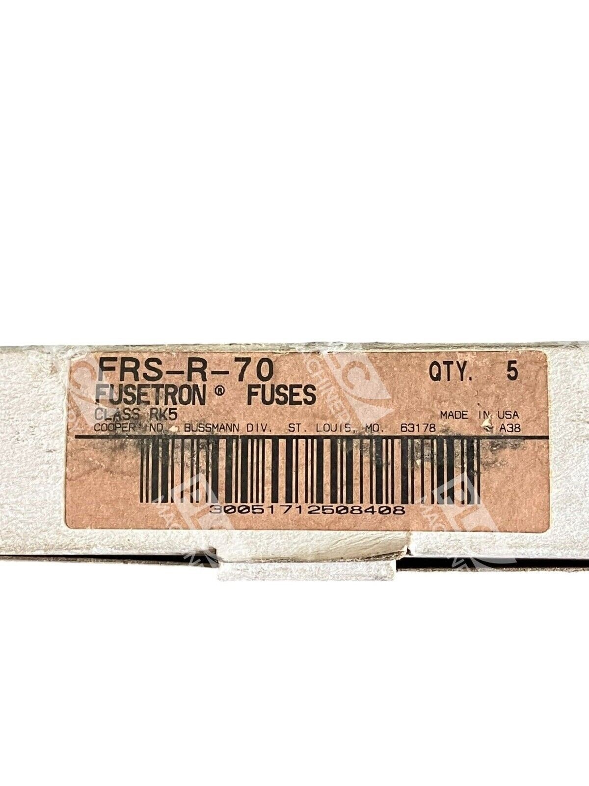 Bussmann FRS-R-70 - Bussmann Cooper Buss 70A Fusetron Fuses Class RK5 FRS-R-70 (