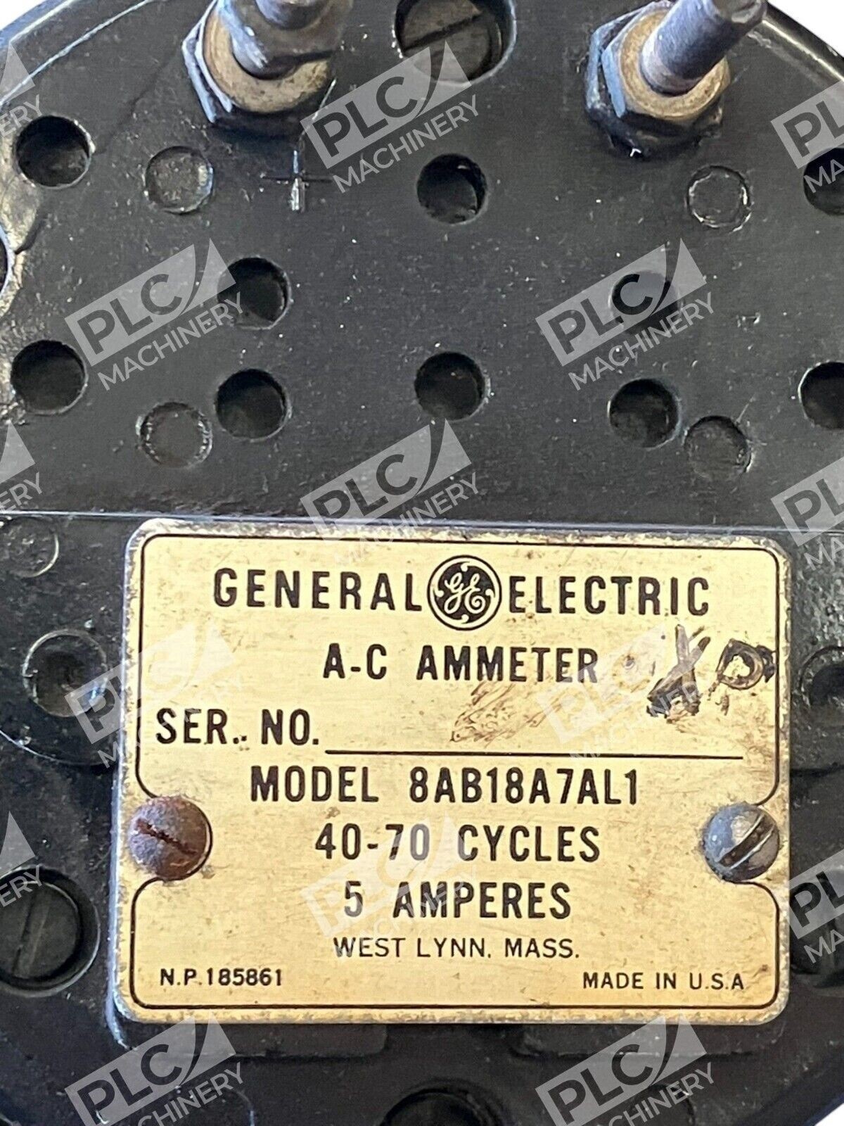 General Electric GE 40-70 Cycles 5A 0-3000Amperes A-C Ammeter 8AB18A7AL1 - Image 3