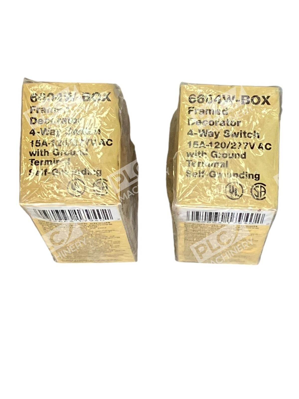 Eagle White Framed Decorator 4-Way Switch 15A 120/277VAC 6604W-BOX (lot of 2) - Image 2