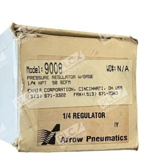 Arrow Pneumatics 9008 - Arrow Pneumatics 1/4NPT 50SCFM Pressure Regulator With Gage