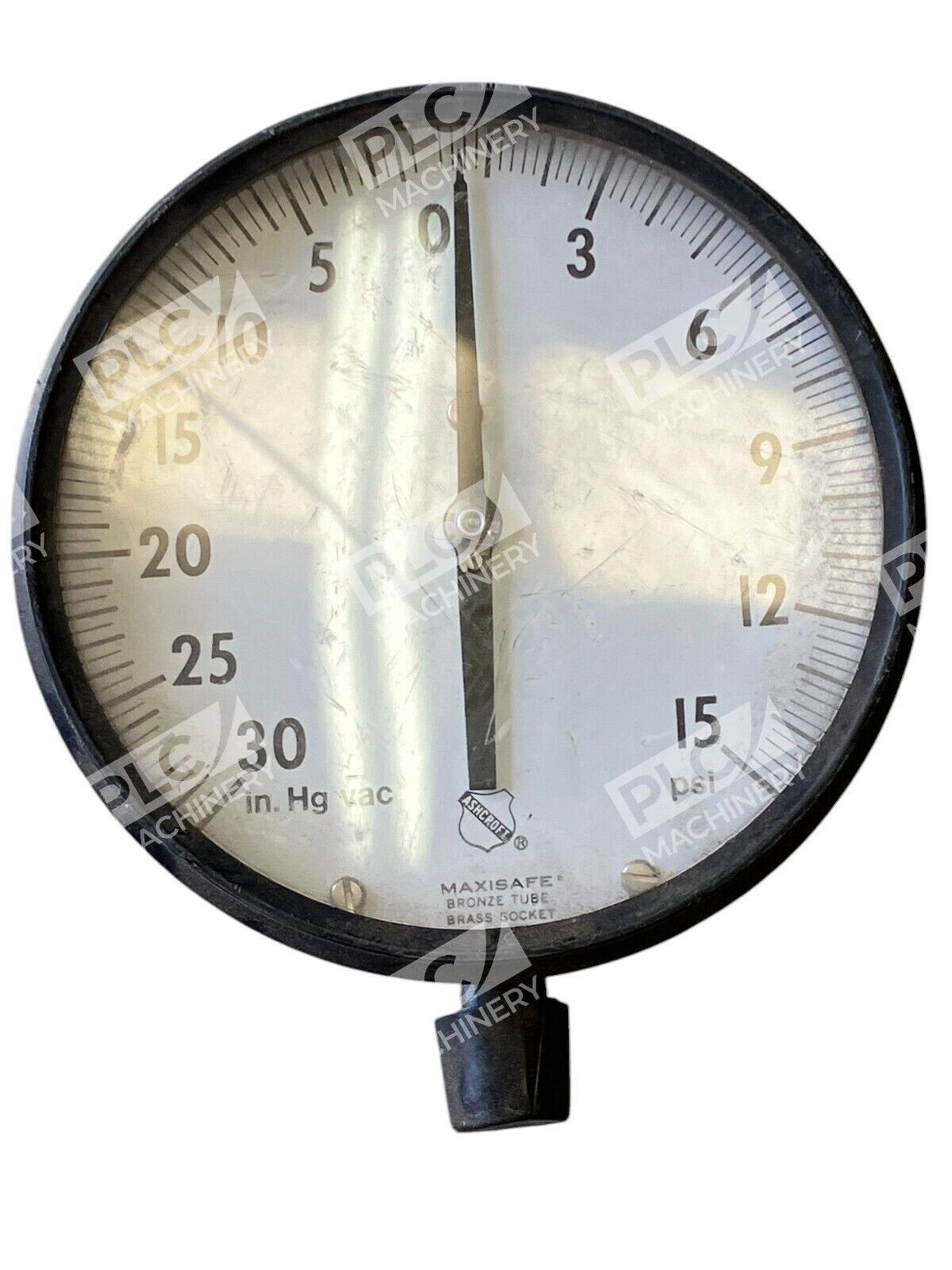 Ashcroft Maxisafe - Ashcroft A-30 0-15PSI 0-30 IN Hg Vac Gauge Maxisafe