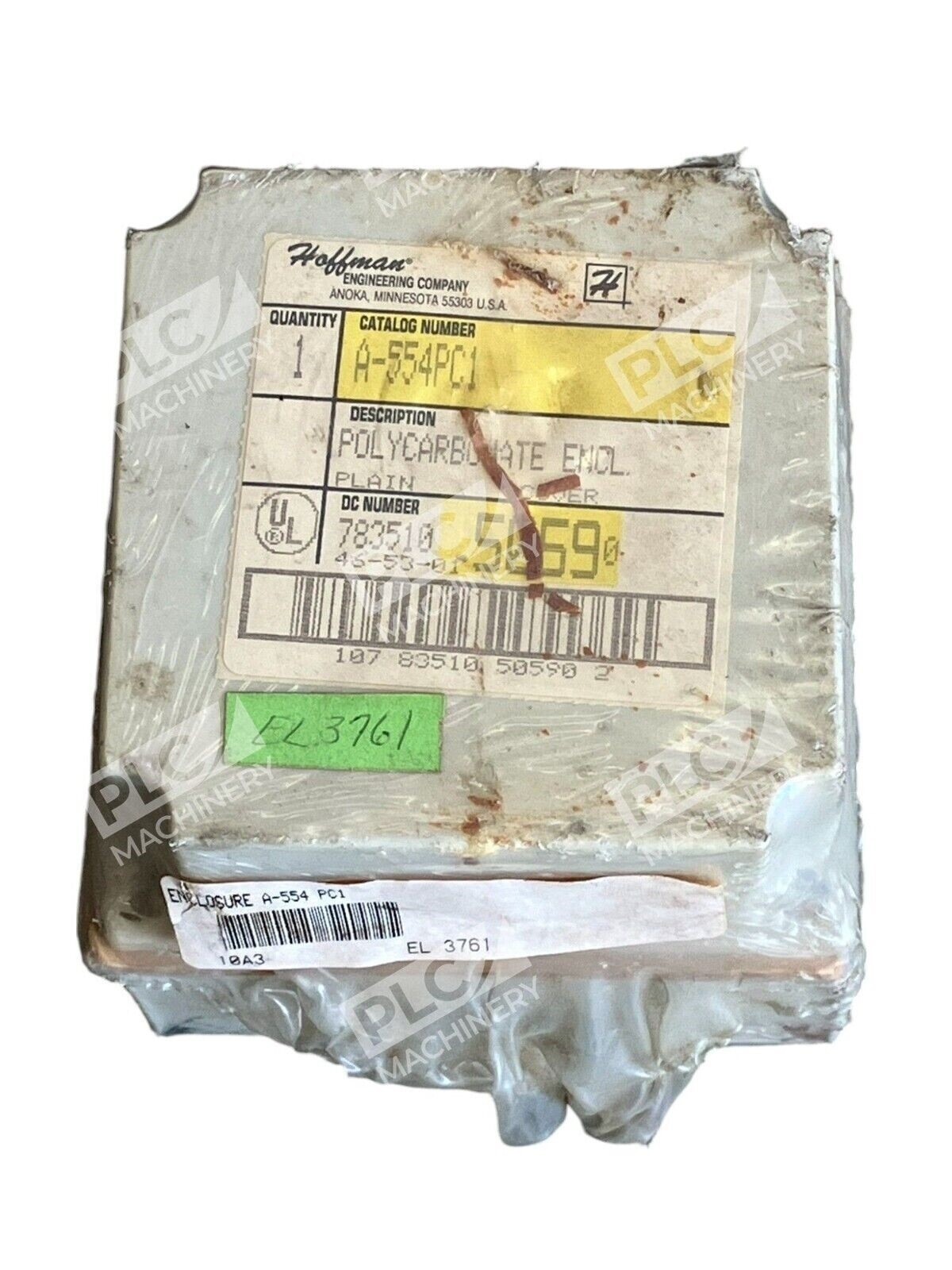 Hoffman A-554PC1 - Hoffman Polycarbonate Enclosure A-554PC1