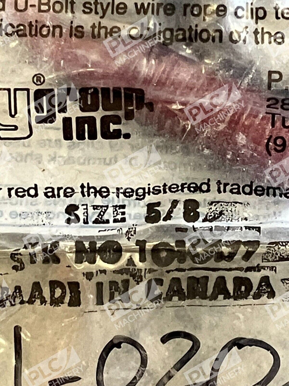 Crosby Clips 5/8 Red U Bolt G-450 1010177 - Image 3