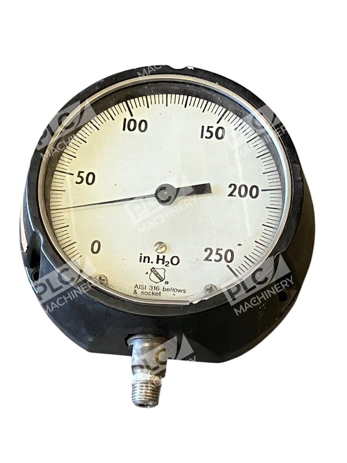 Ashcroft in H2O AISI 316 Bellows & Socket 0-250PSI 250-2362-A 15 - Image 2