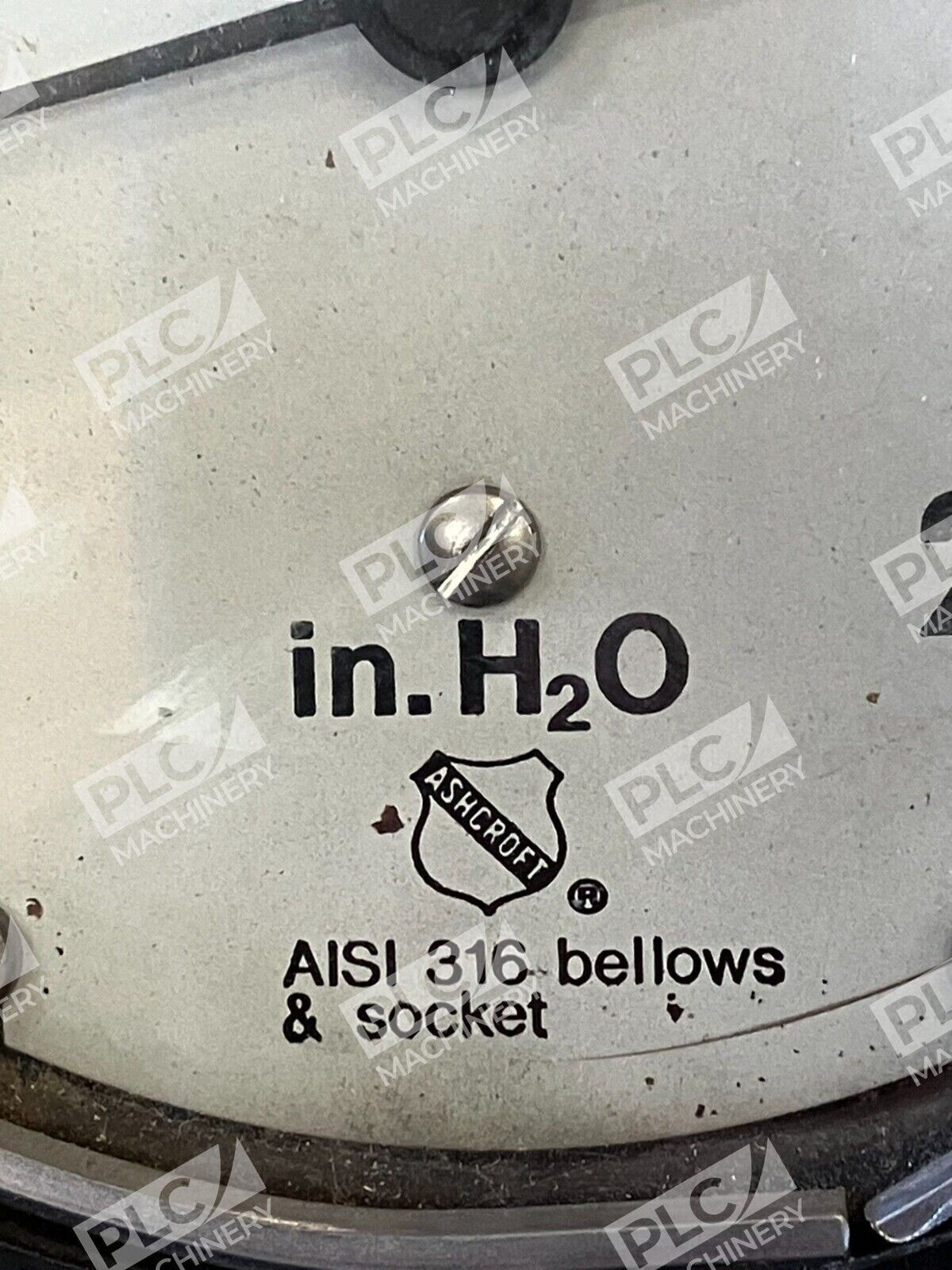 Ashcroft in H2O AISI 316 Bellows & Socket 0-250PSI 250-2362-A 15 - Image 3
