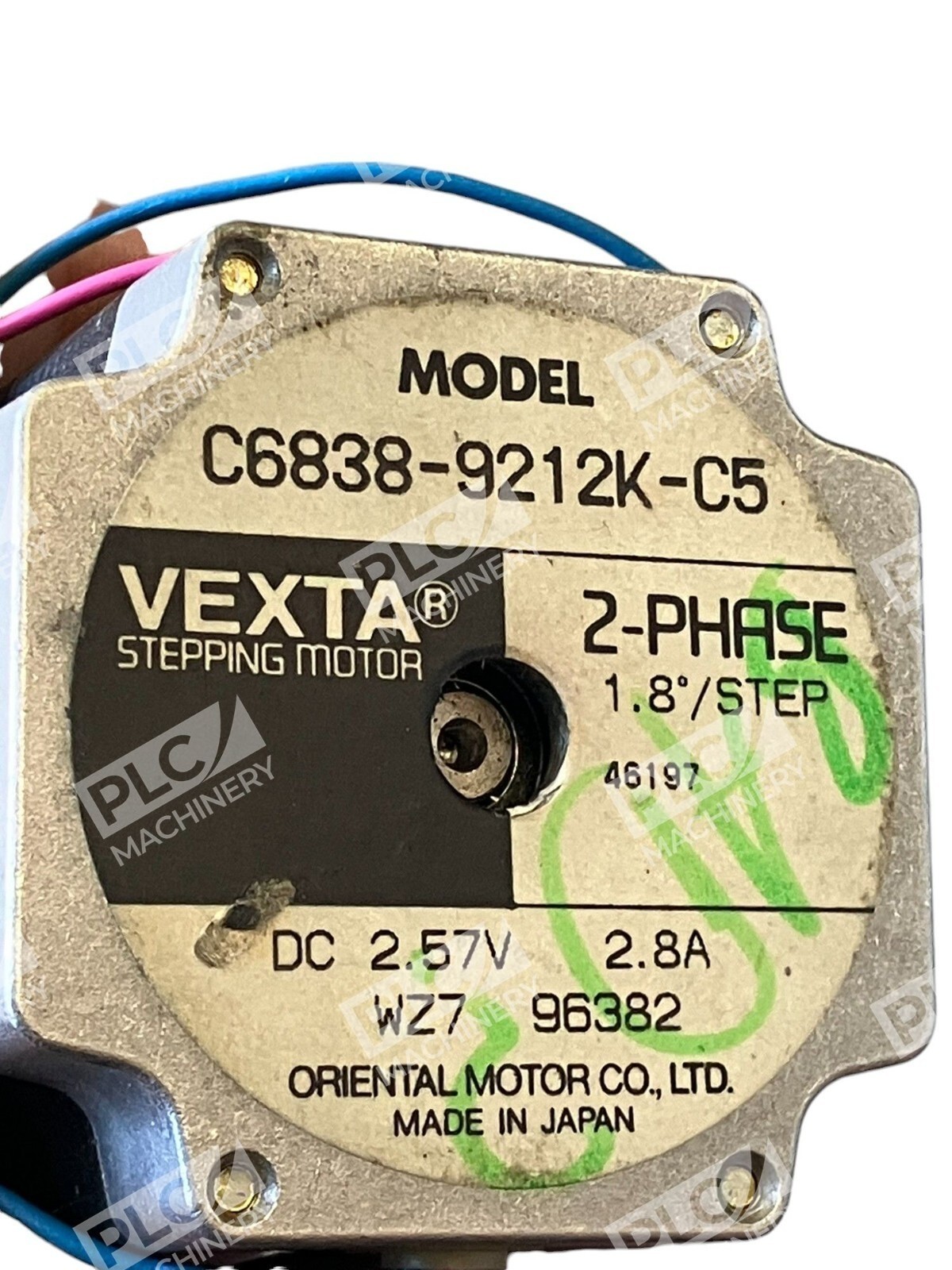Vextra C6838-9212K-C5 - Vextra 2-Phase 2.57VDC 2.8A 1.8Degree/Step Stepping Motor C6