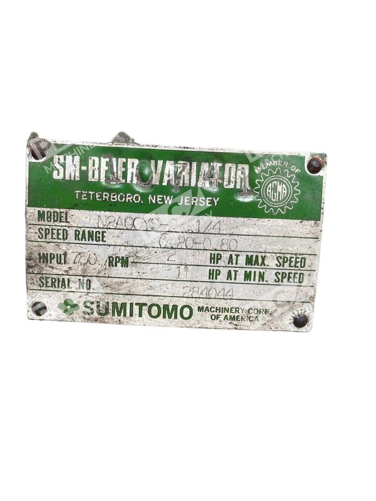 Sumitomo SM-Beier Variator N2AGCYS-2-1/4 - Image 7