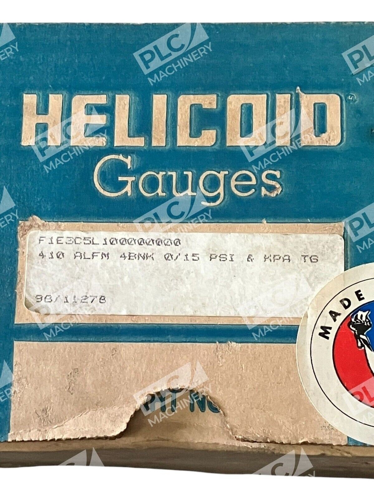 Helicoid Gauges 410 ALFM 4BNK 0/15 PSI & KPA TG F1E3C5L100000000 - Image 3