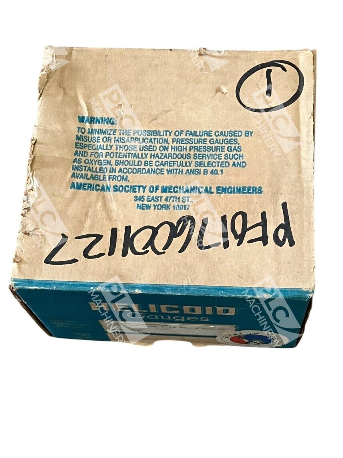 Helicold F1E3C5L100000000 - Helicoid Gauges 410 ALFM 4BNK 0/15 PSI & KPA TG F1E3C5L10000
