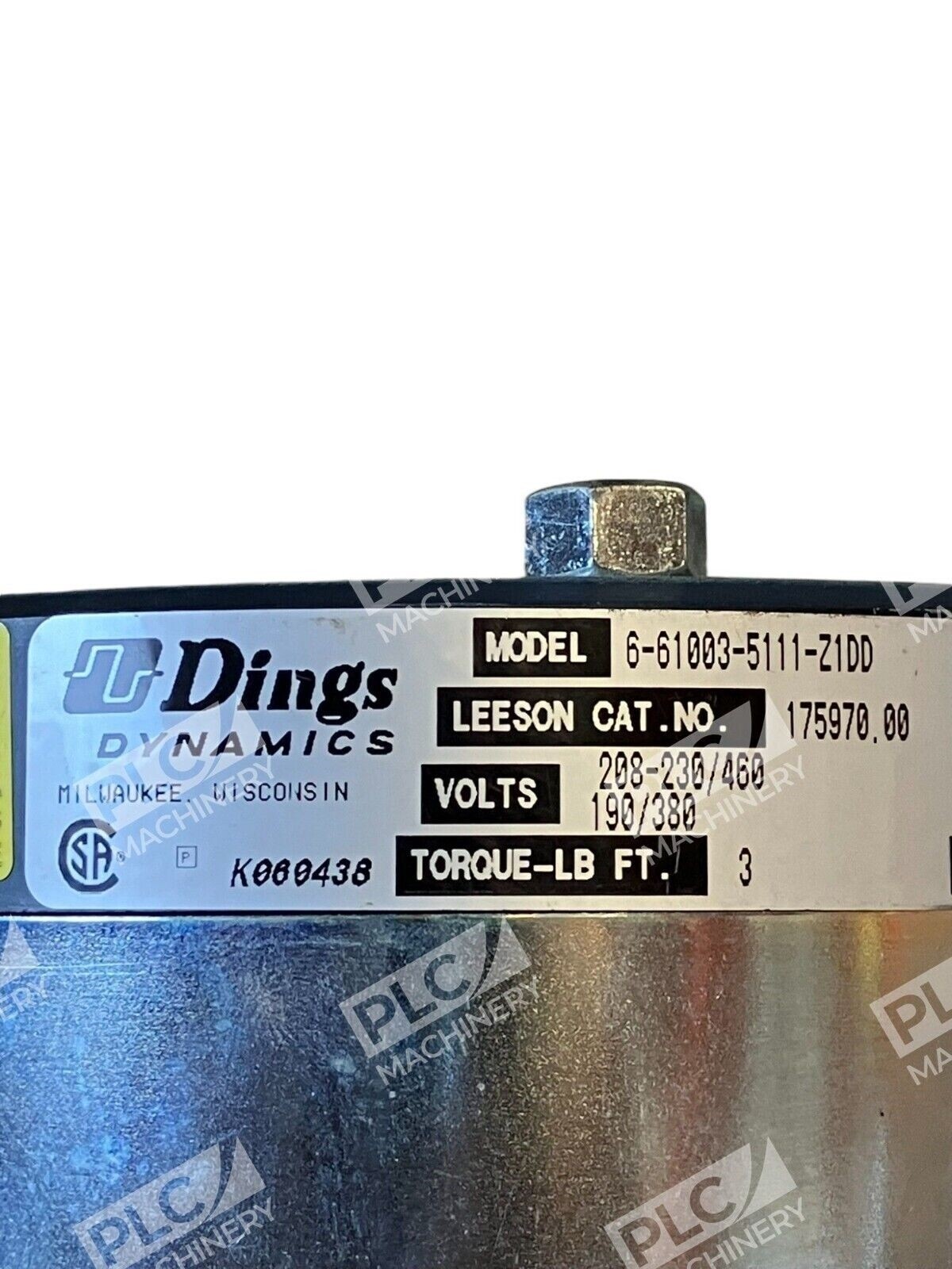 Dings Dynamics 175970.00 Clutch Brake 6-61003-5111-Z1DD - Image 4