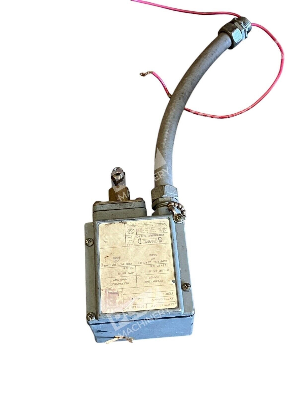 Square D 9012-GAW-5 - Square D Pressure Switch 9012-GAW-5