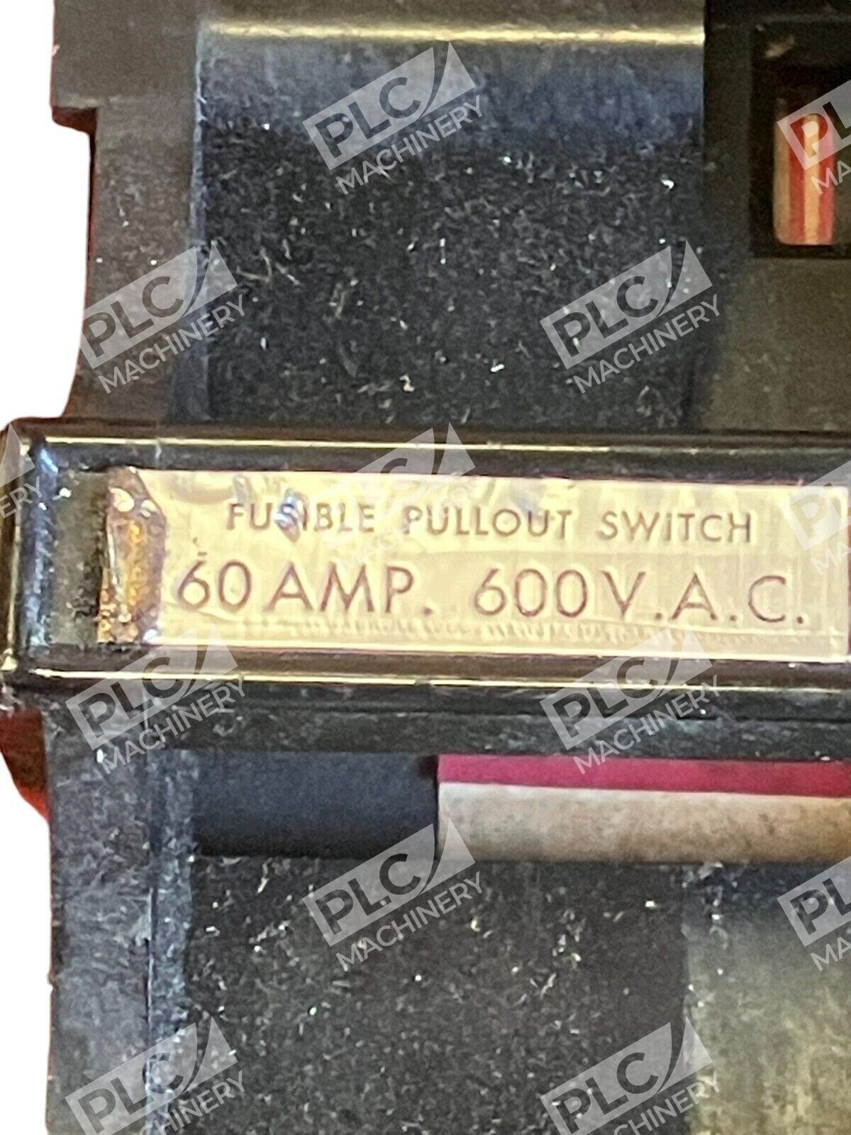 Square D Fusible Pullout Switch 60A 600VAC Plant 15 - Image 3