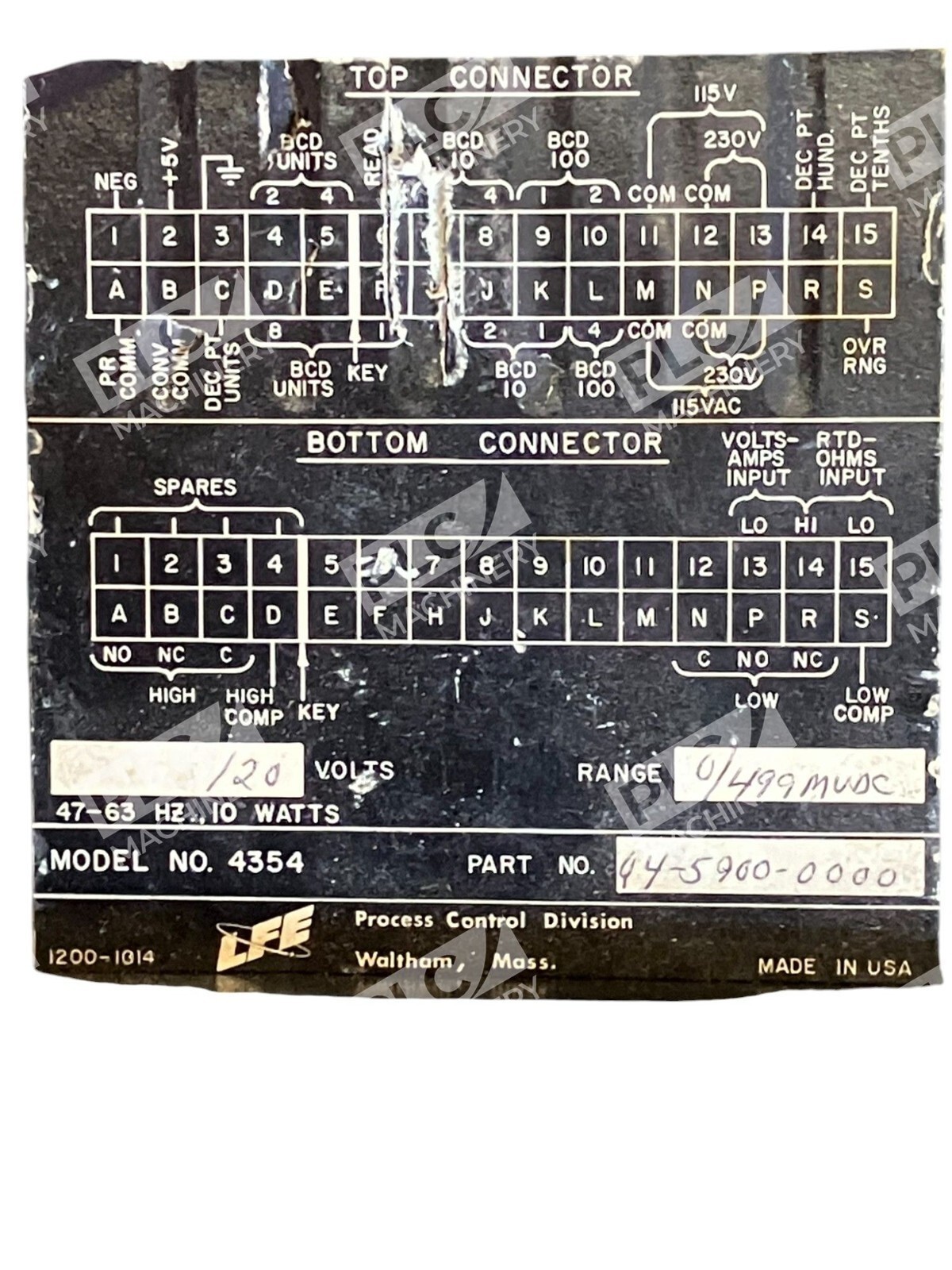 LFE Panel Meter 95-5900-0000 4354 - Image 3