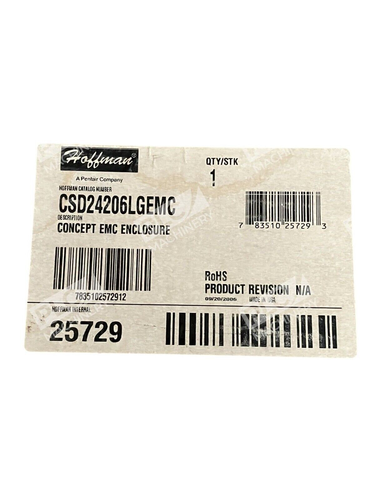 Hoffman 25729 Concept EMC Enclosure CSD24206LGEMC - Image 3