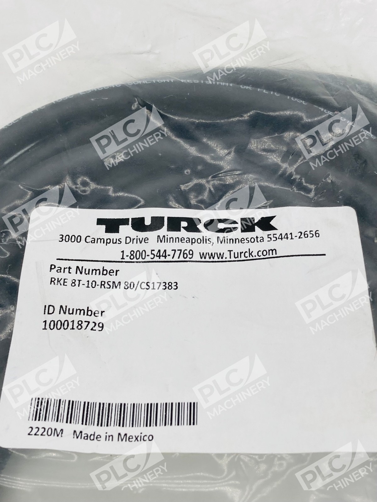 Turck RKE 8T-10-RSM 80/CS17383 Cable Cordset Assembly - Image 6