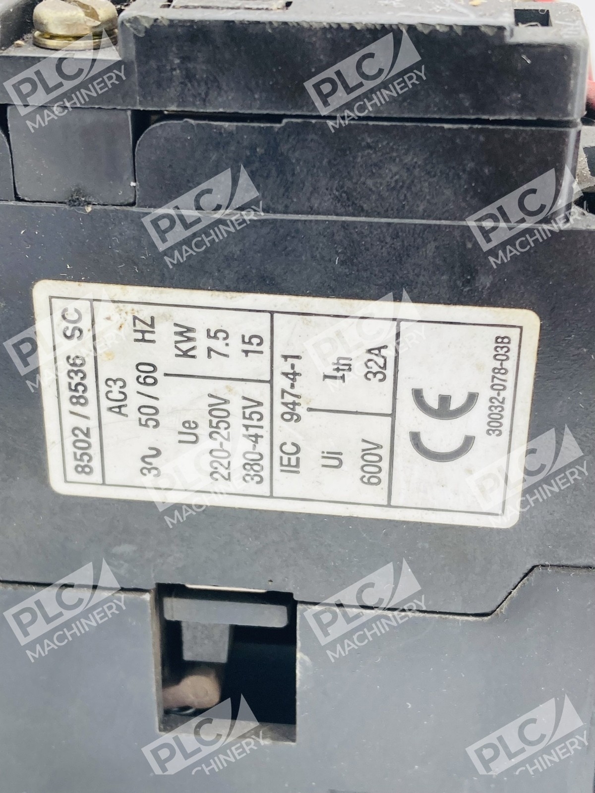 Square D 8536 SCG3 Non-Reversing Magnetic Motor Starter NEMA Series A - Image 8