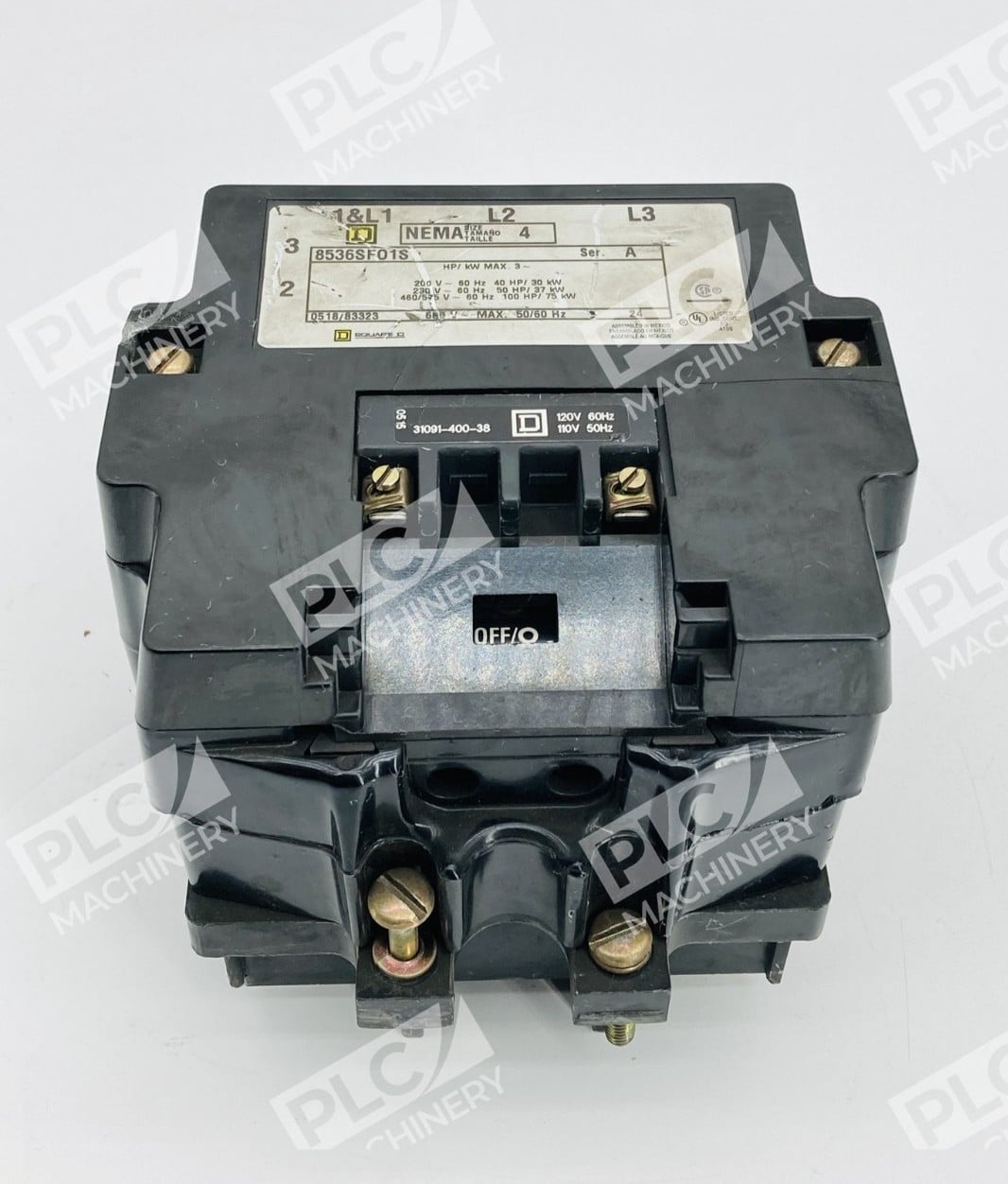 Square D 8536SFO1S Nema Size 4 Motor Starter 600V Ser. A - Image 2
