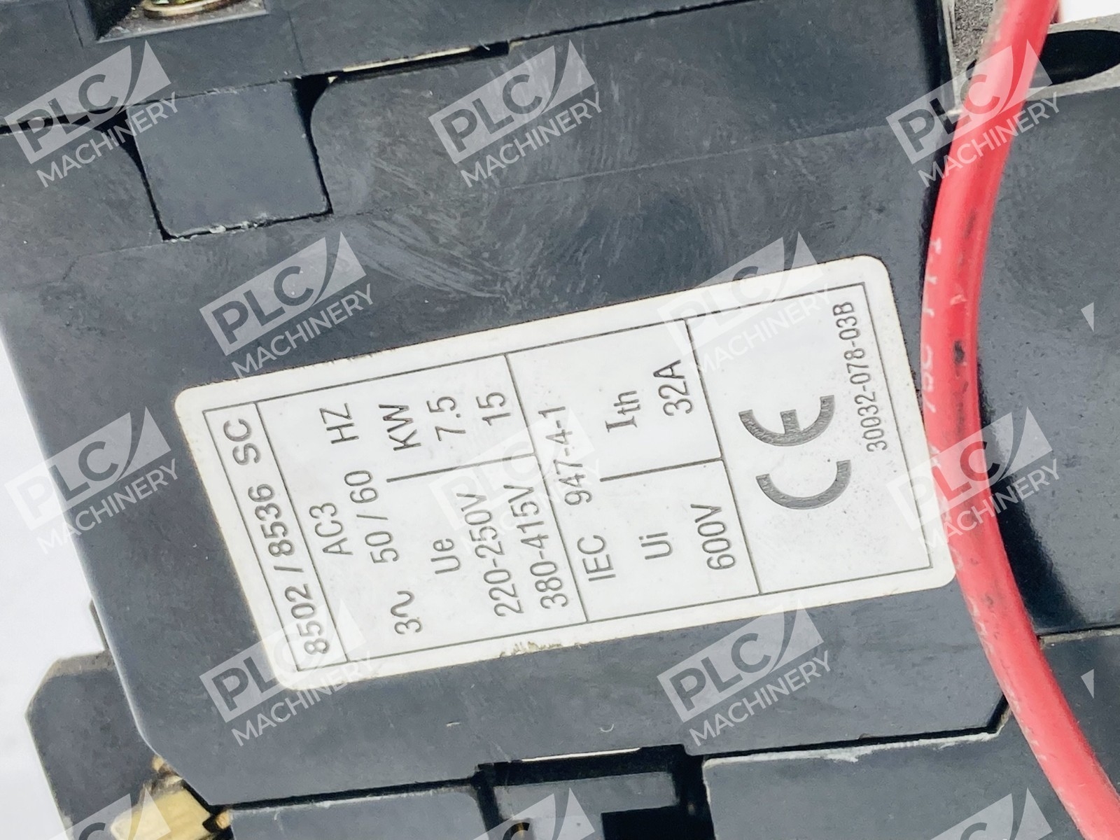 Square D 8536SCG3S Nema Size 1 Motor Starter 600V Ser. A - Image 9