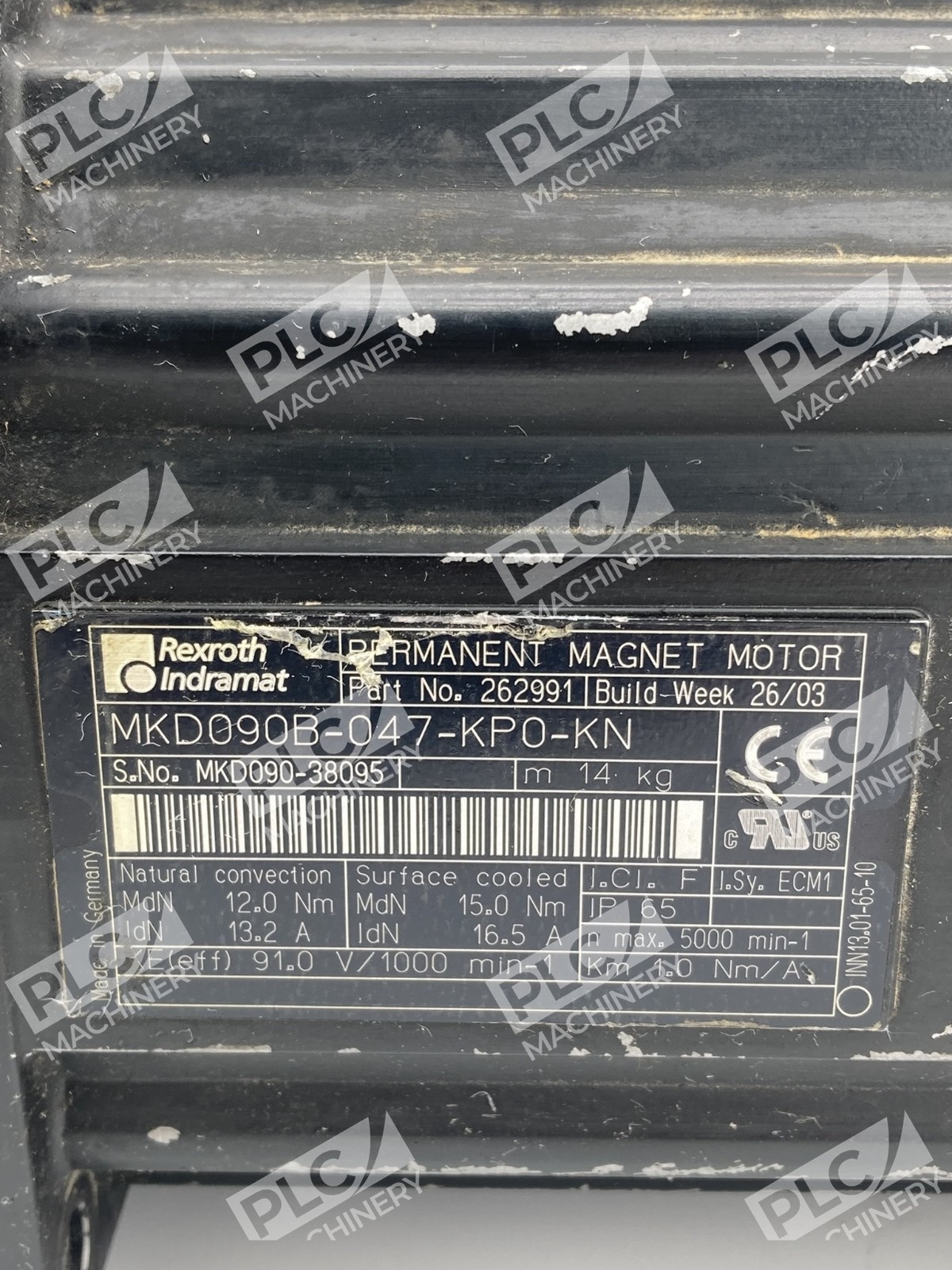 Rexroth Indramat MKD090B-047-KP0-KN Permanent Magnet Motor - Image 8