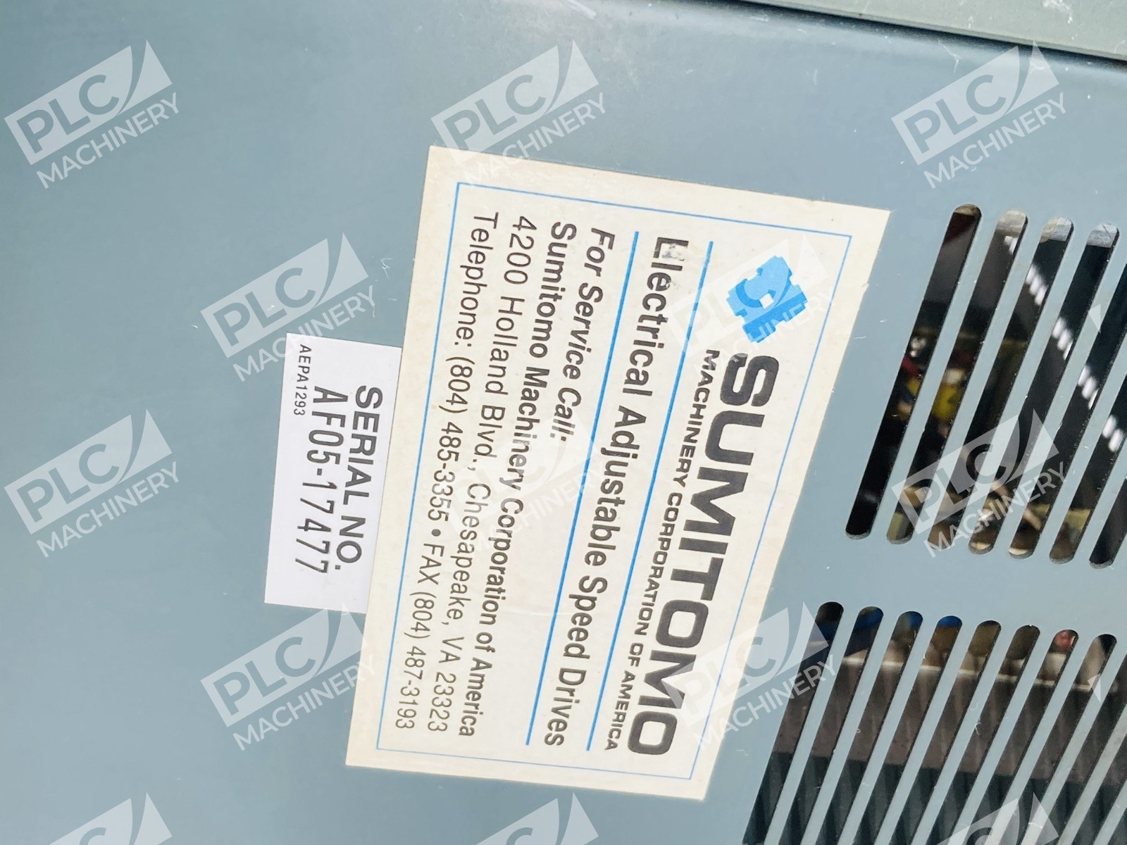 Sumitomo AF-500 Smac Pac Transistor Inverter - Image 8