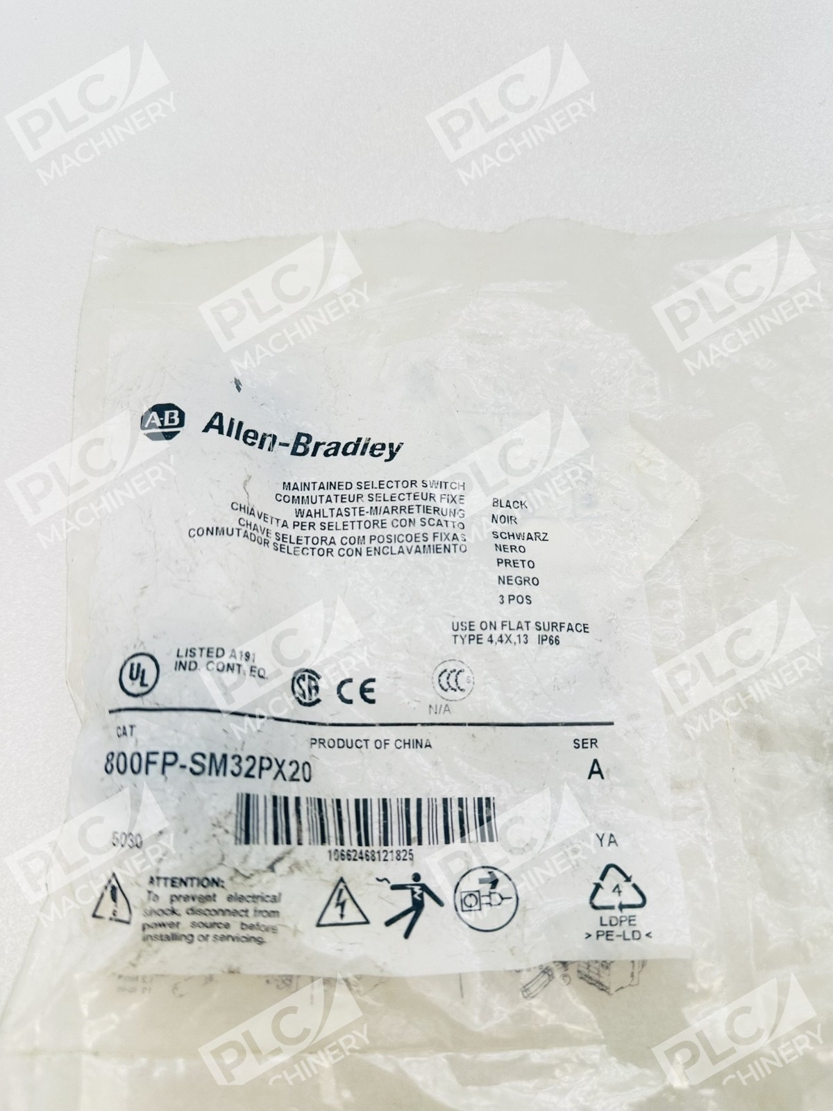Allen Bradley 800FP-SM32PX20 Maintained Selector Switch Ser A - Image 3