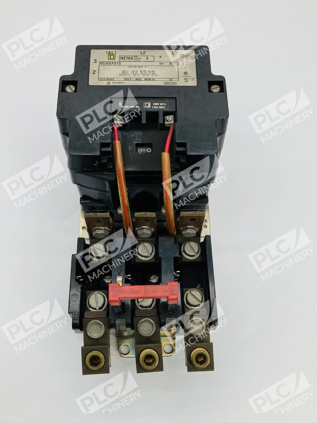 Square D 8536SFO1S Nema Size 4 Motor Starter Contactor Ser. A - Image 2