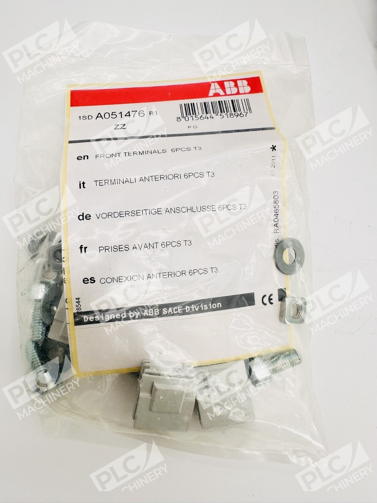 ABB 1SDA053694R1 SACE T3N 200A Contact Kit Circuit Breaker - Image 3