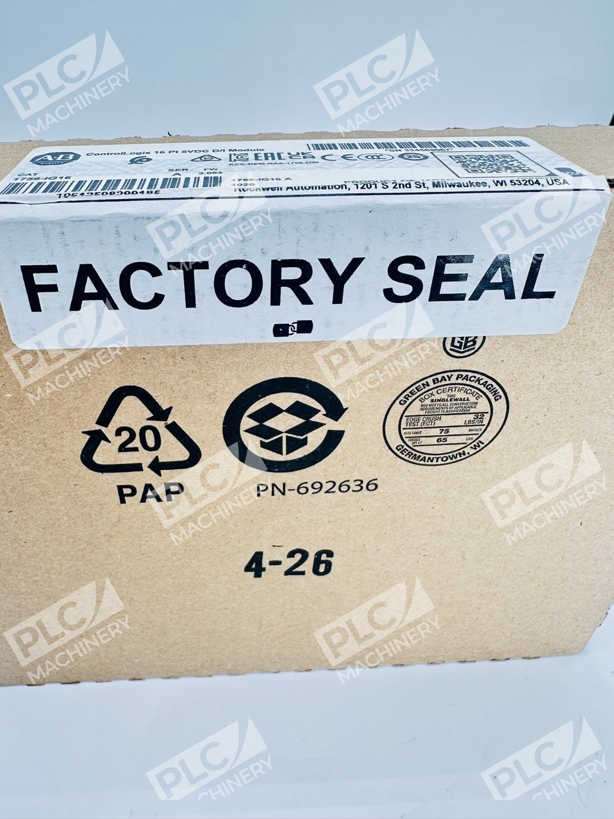 Allen Bradley 1756-IG16 Series A ControlLogix 16 Pt 5VDC D/I Module Sealed - Image 4