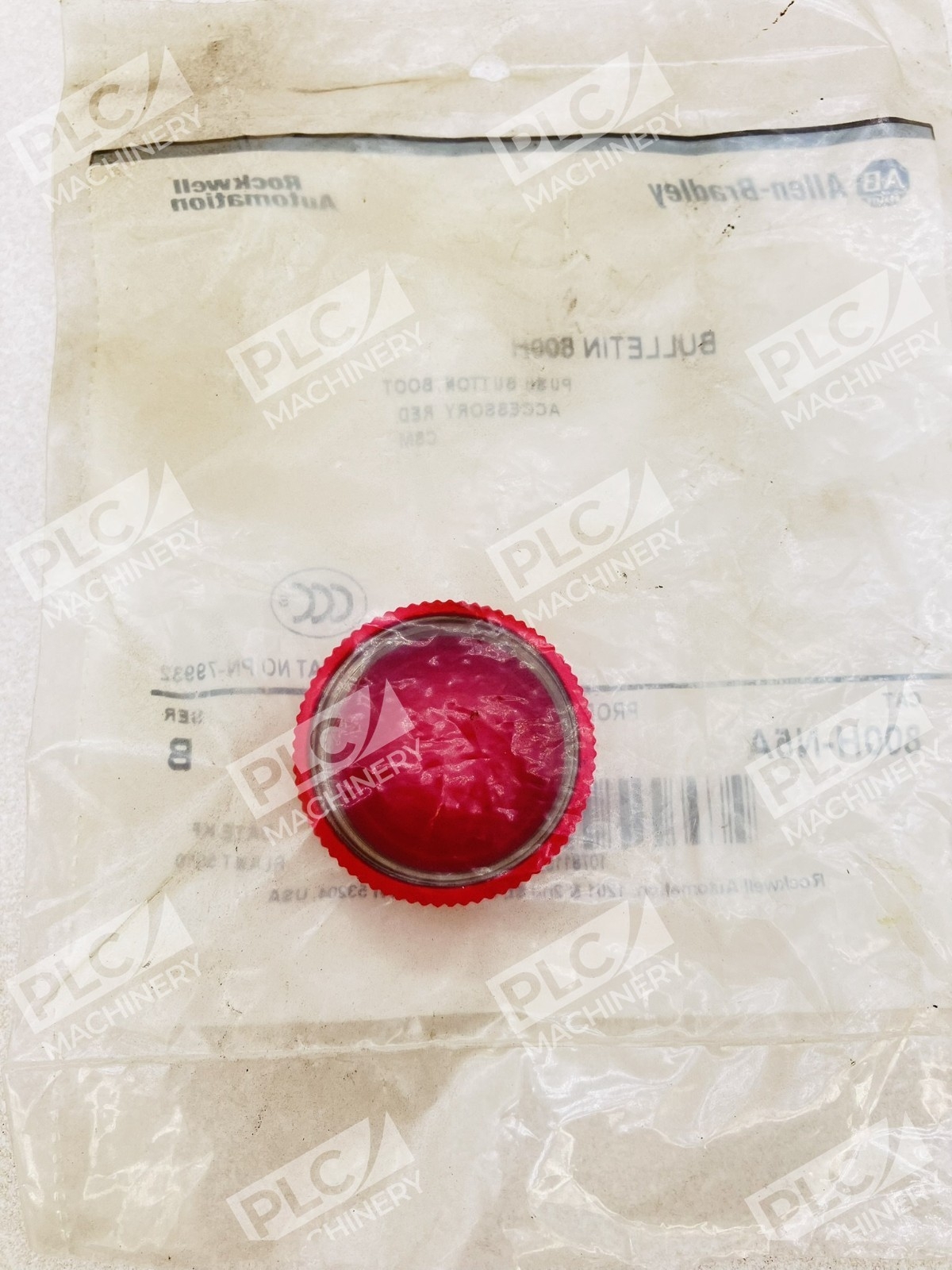 Allen Bradley 800H-N5A Bulletin 800H Push Button Boot Accessory Red Ser B - Image 8