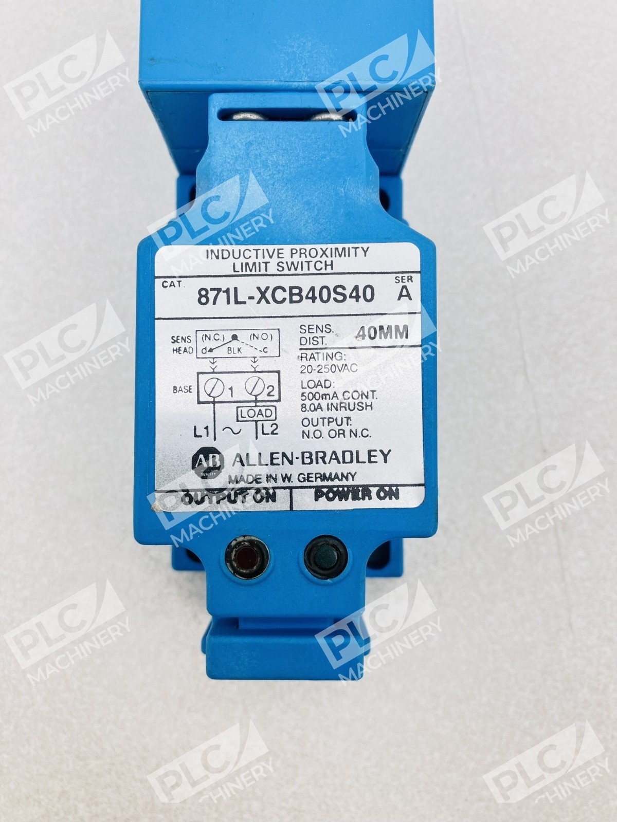 Allen Bradley 871L-XCB40S40 Inductive Proximity Limit Switch 40mm Ser A - Image 5