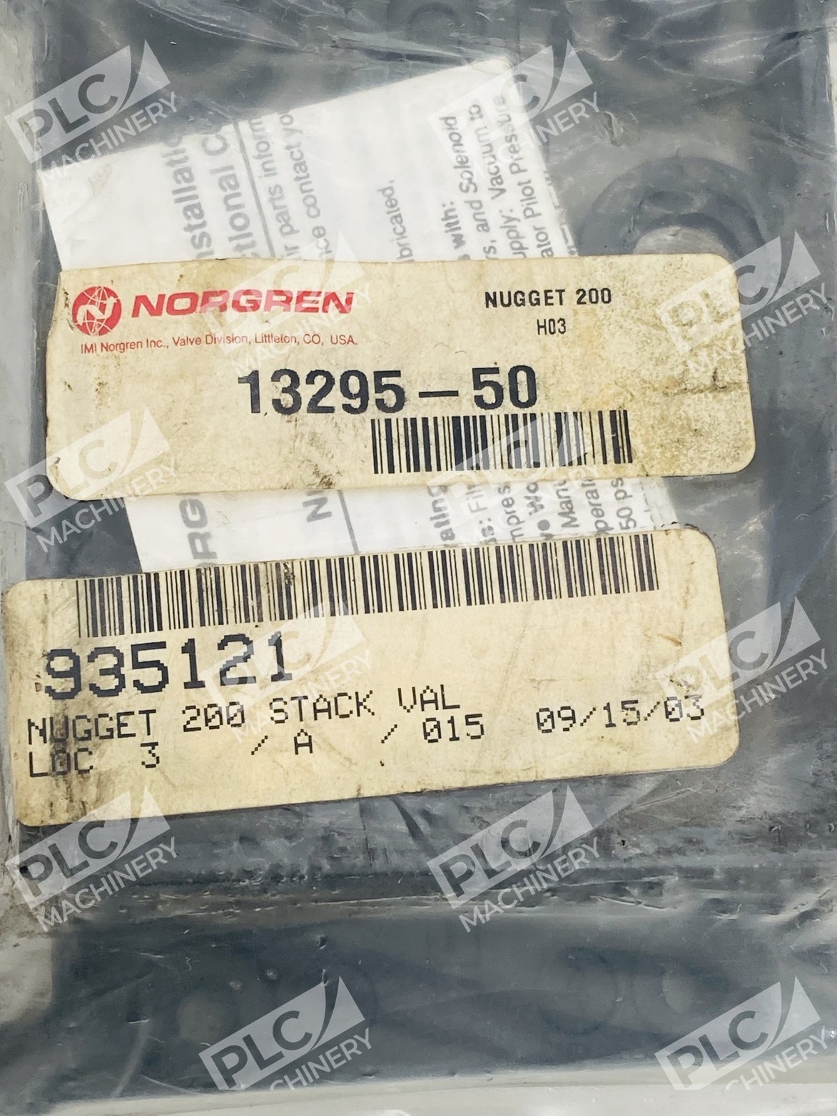 Norgren 13295-50 Nugget 200 Stack Valve Manifold Component - Image 3