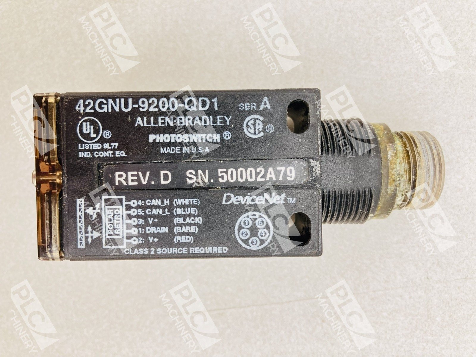 Allen Bradley 42GNU-9200-QD1 Photoswitch Photoelectric Sensor Ser A Rev D - Image 2