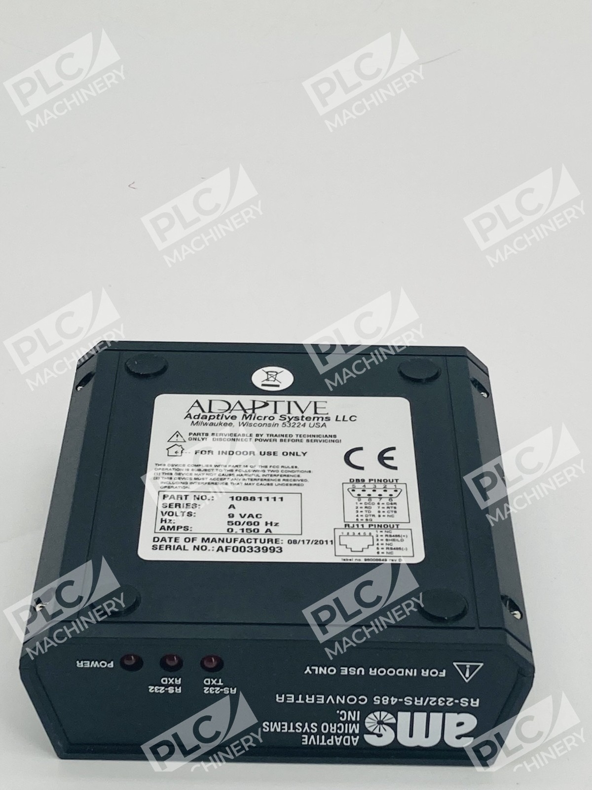 AMS RS-232/RS-485 Serial Communications Converter Box III 10881111 - Image 8