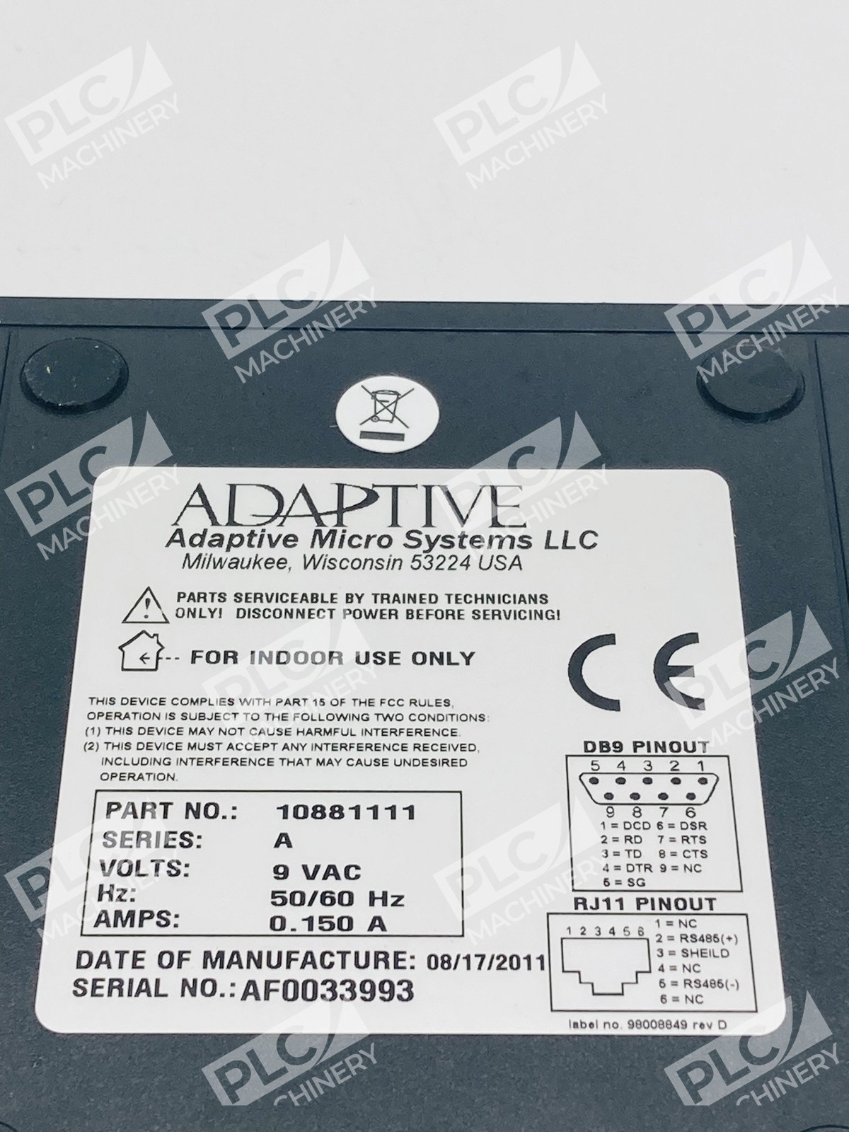 AMS RS-232/RS-485 Serial Communications Converter Box III 10881111 - Image 9