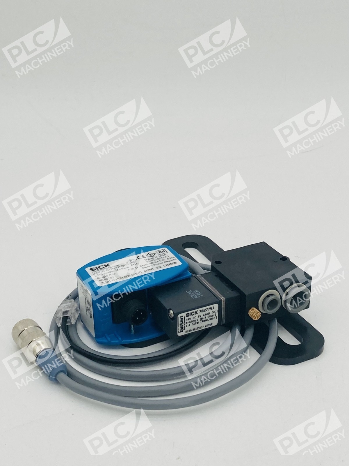 Sick ZLM1-C1121S03S10 ZoneControl ZPA Logic Module & Bürkert 7027751 Valve - Image 5