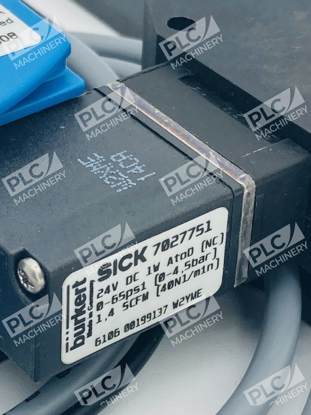 Sick ZLM1-C1121S03S10 ZoneControl ZPA Logic Module & Bürkert 7027751 Valve - Image 9