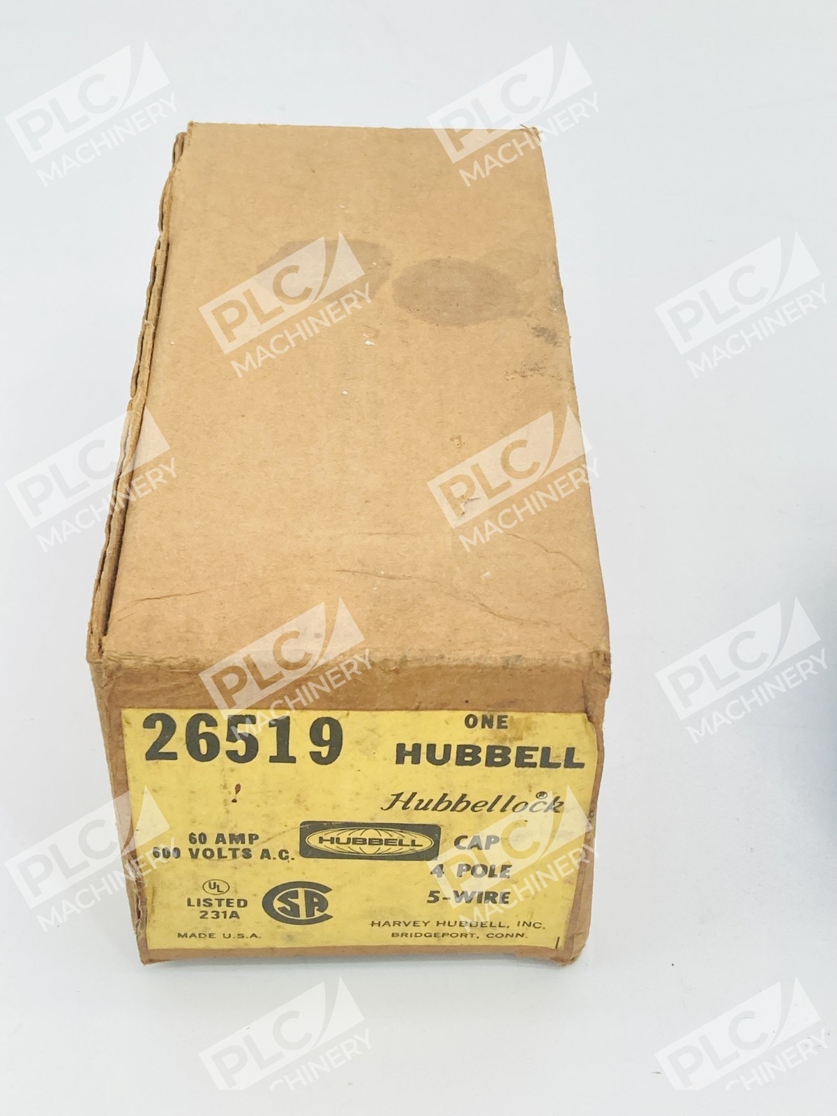 Hubbell 26519 Hubbellock Male Plug Cap 4 Pole 5-Wire - Image 3