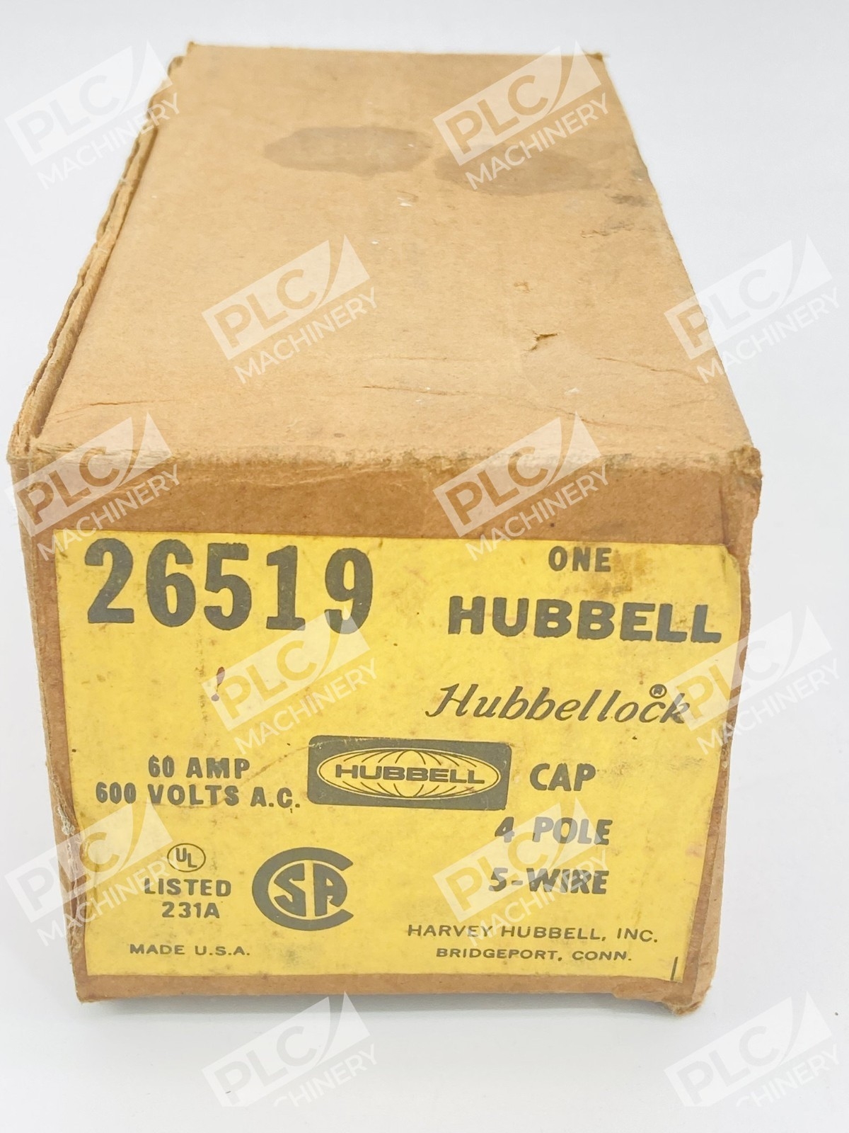 Hubbell 26519 Hubbellock Male Plug Cap 4 Pole 5-Wire - Image 4