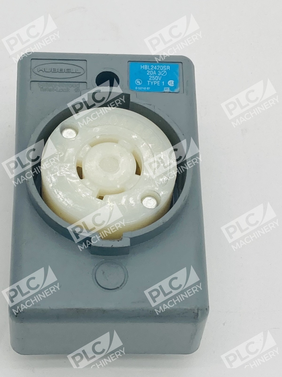 Hubbell HBL2420SR Twist-Lock Flanged Receptacle Enclosure Assembly - Image 3