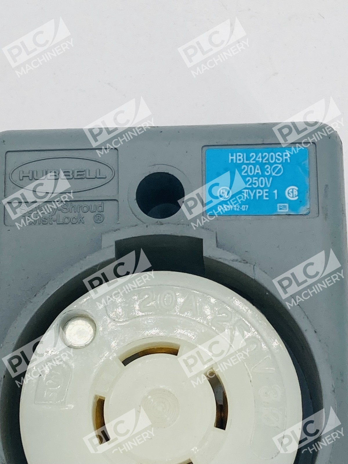 Hubbell HBL2420SR Twist-Lock Flanged Receptacle Enclosure Assembly - Image 6