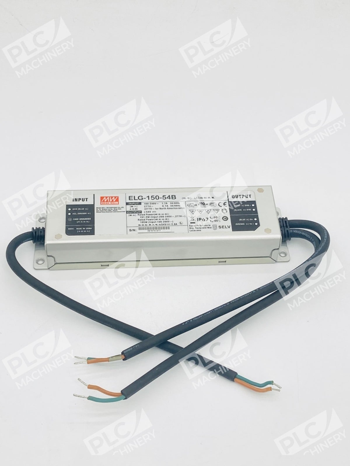 Mean Well ELG-150-54B Waterproof LED Driver Power Supply - Image 2